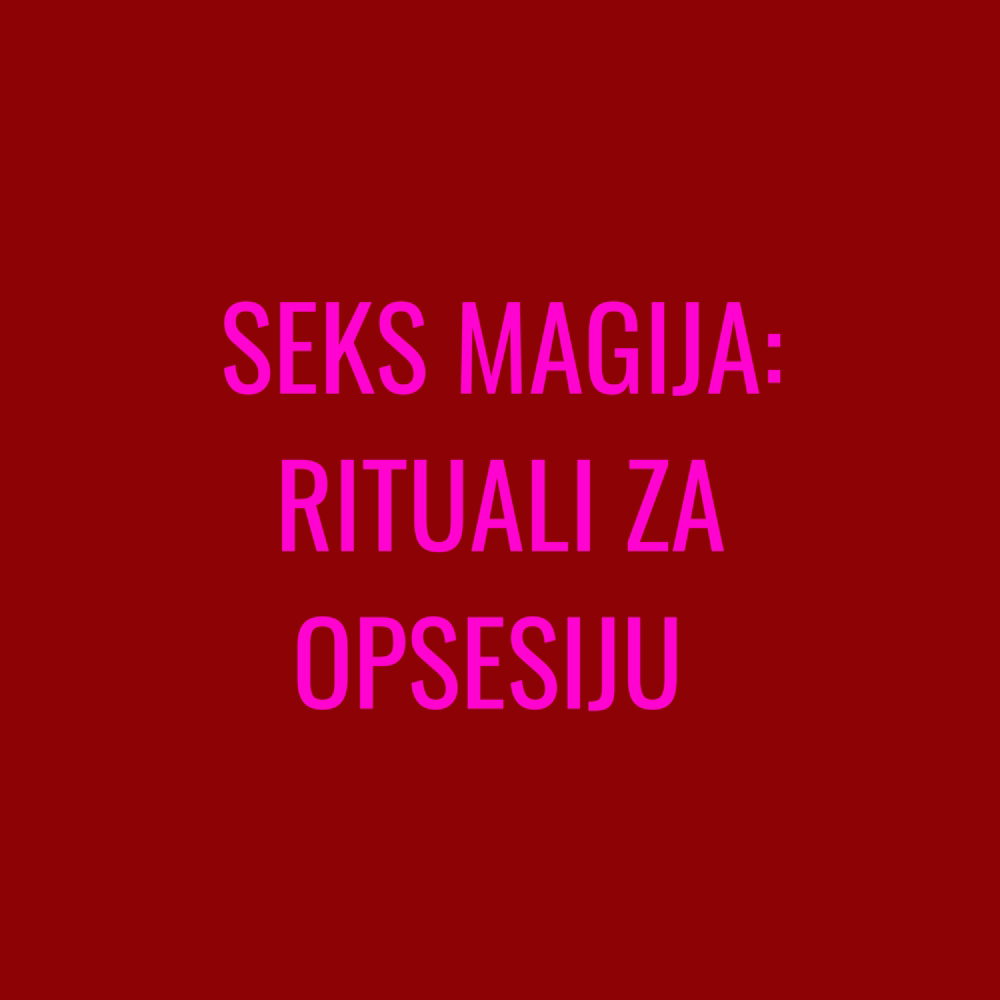 Seks magija: Rituali za opsesiju. PDF format dostupan za ceo svet. Link za preuzimanje dobijaš u mejlu nakon kupovine i zauvek je tvoj!
